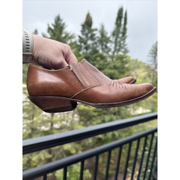 Vintage Guess by Georges Marciano Women’s Size 5.5 Brown Leather Ankle Booties - Picture 13 of 15